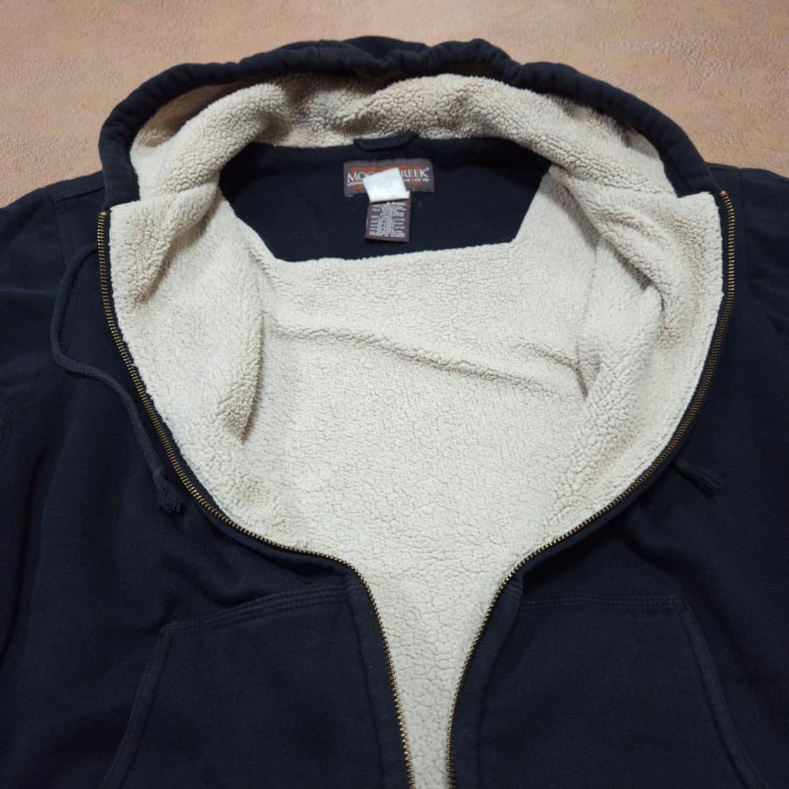 무스크릭 양털 플리스 후드 집업 상품이미지3