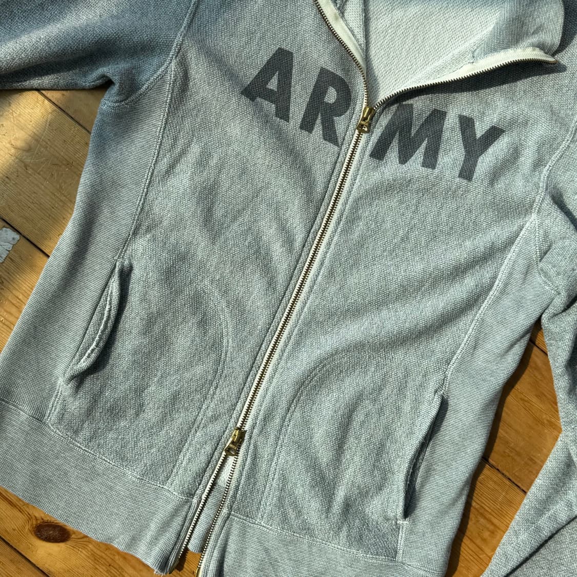 챔피온 리버스위브 풀집업 ARMY 스웻 상품이미지6