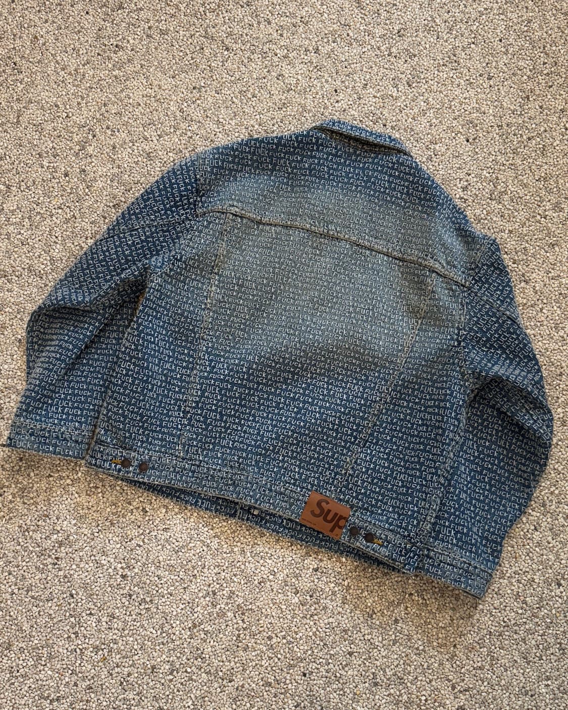 슈프림  25ss Fuck Stitch Denim Trucker 상품이미지3