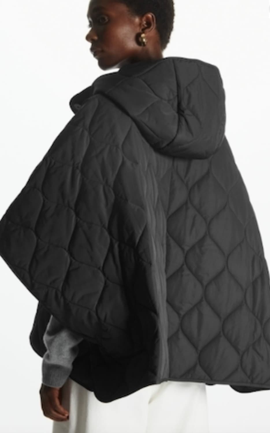 코스 COS 패디드 후드 케이프 상품이미지5