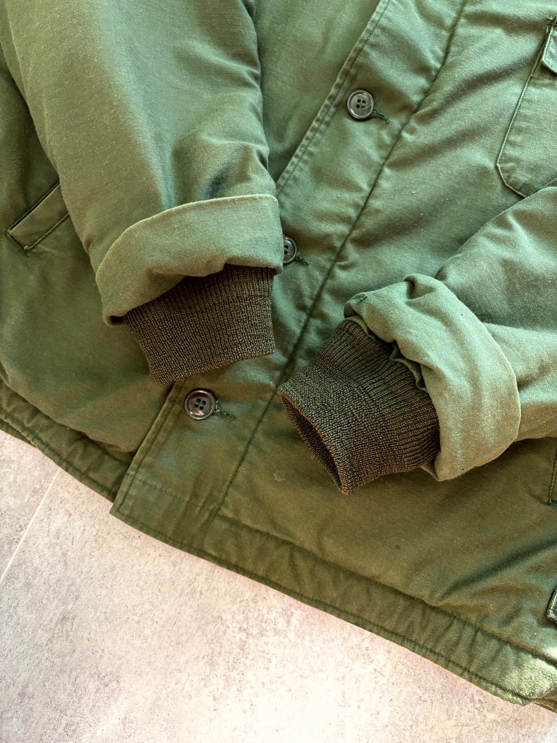 80's 미 해군 A-2 덱 자켓 L(~105) 상품이미지5