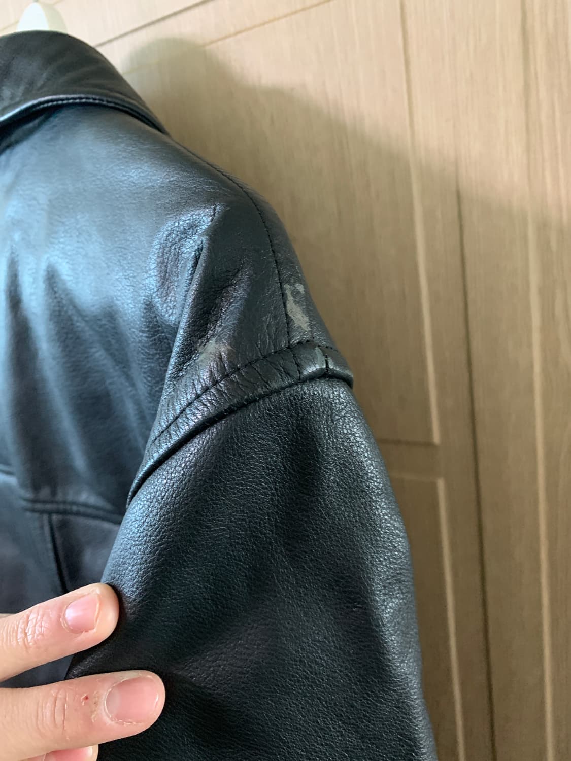 올드 갭 레더 가죽 카 코트 M 상품이미지8