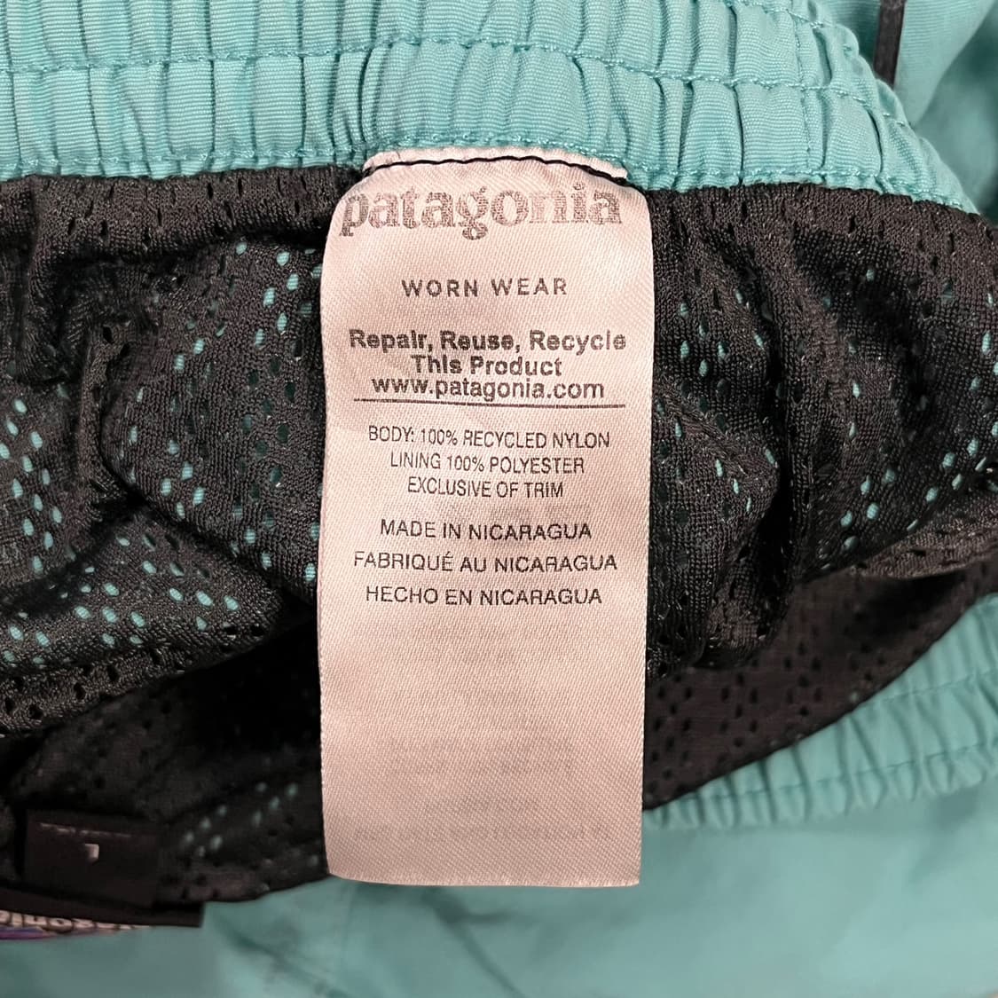 [정품/L] 파타고니아 반바지 아쿠아 블루 b8 상품이미지5