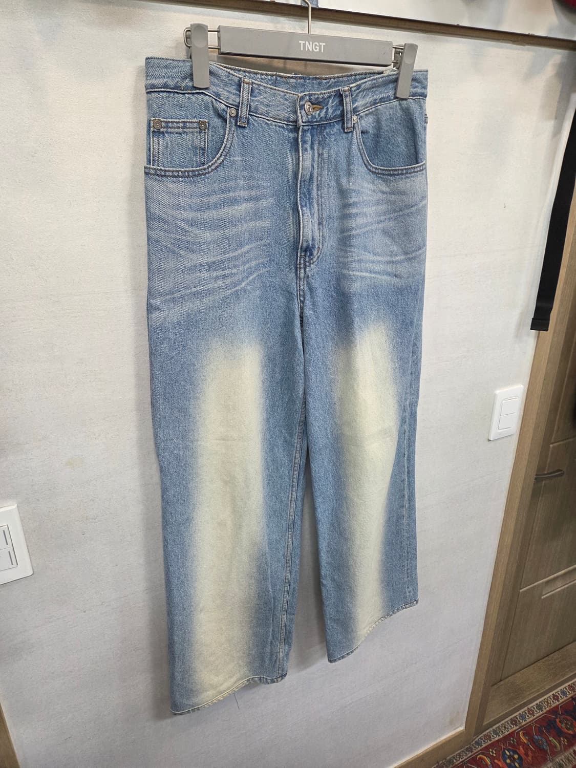 세터 워시드 와이드 워싱 데님팬츠 대략 30 상품이미지5