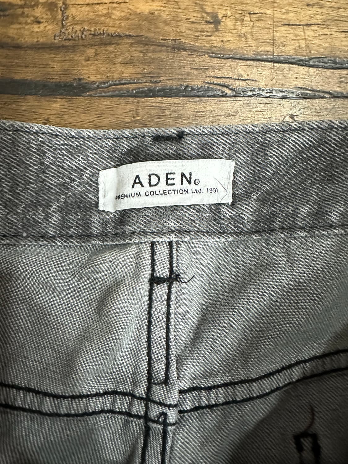에이든 그레이 워싱 데님 팬츠 33사이즈 상품이미지5