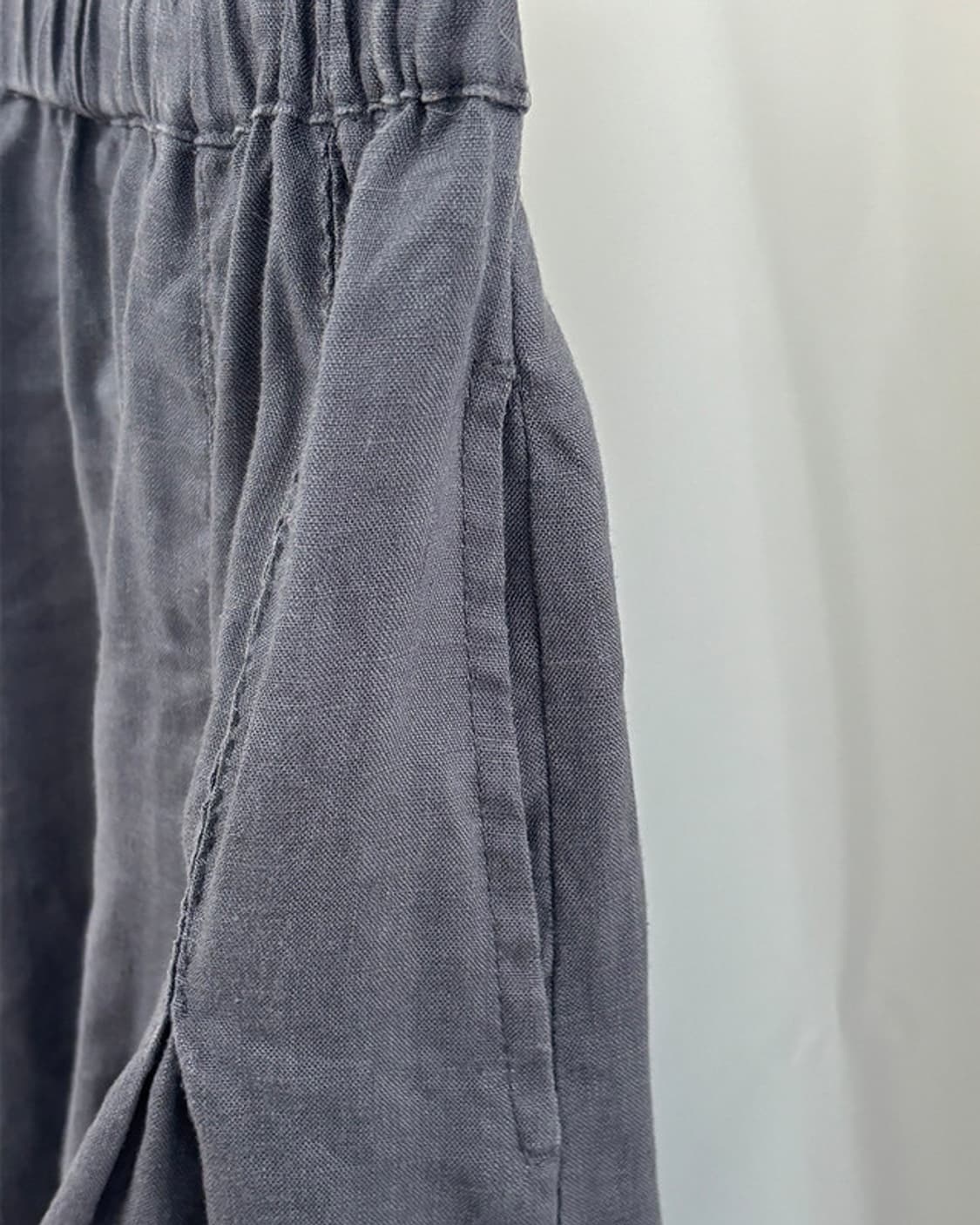 SWARM mellow grey tuck linen skirt 상품이미지7