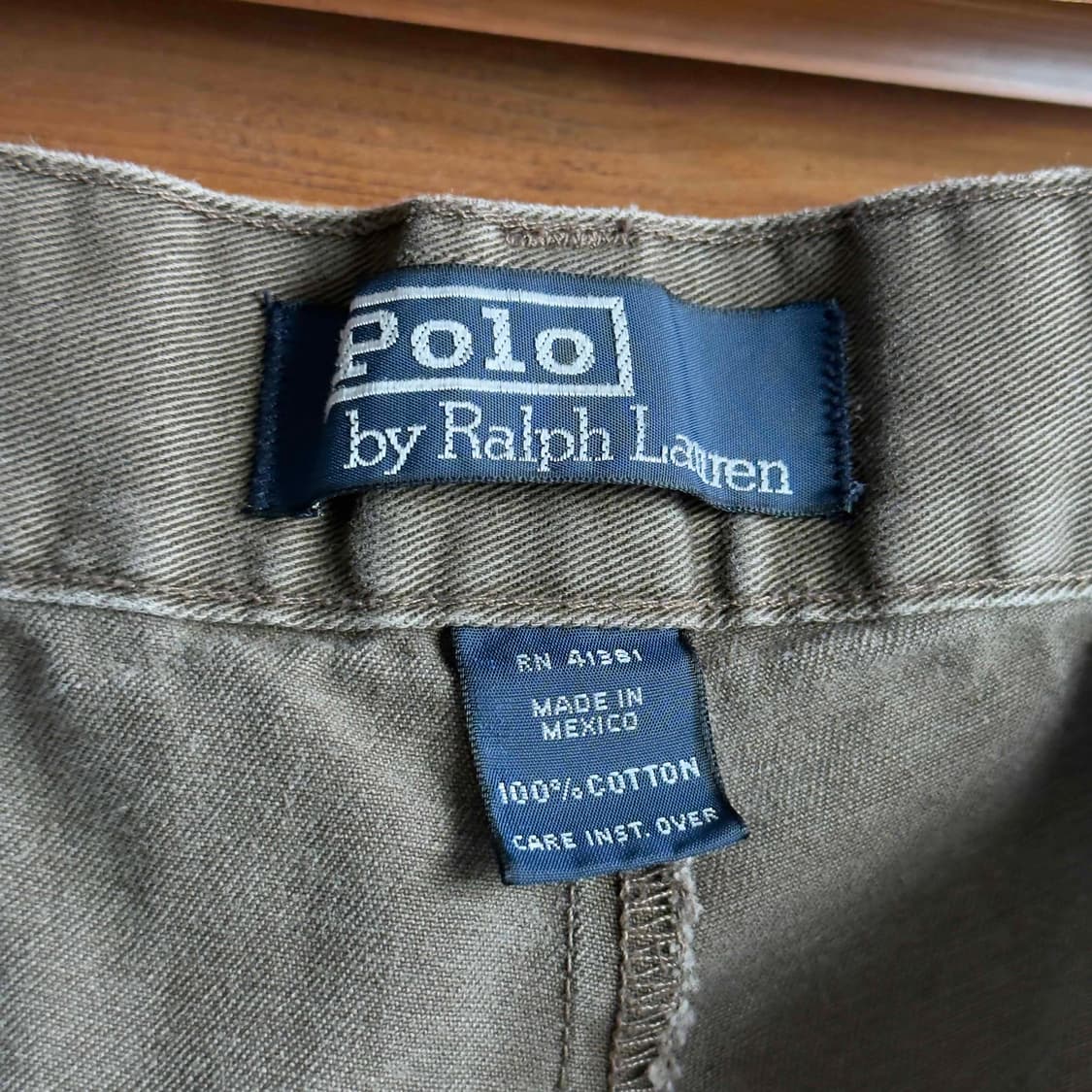 90s 폴로 랄프로렌 투턱 치노팬츠 32X30 상품이미지4