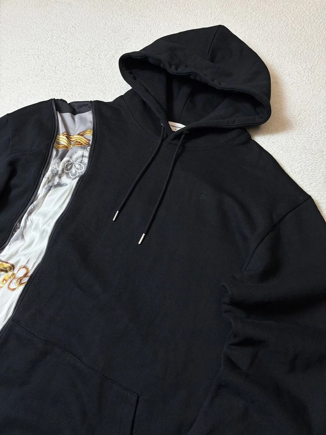 앤더슨벨 그래픽 집 오버 롱 후드티 PN7935 상품이미지2