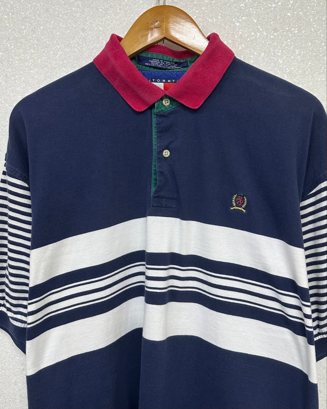 (XL)90'S 타미 올드스쿨 PK 반팔-M2495 상품이미지3
