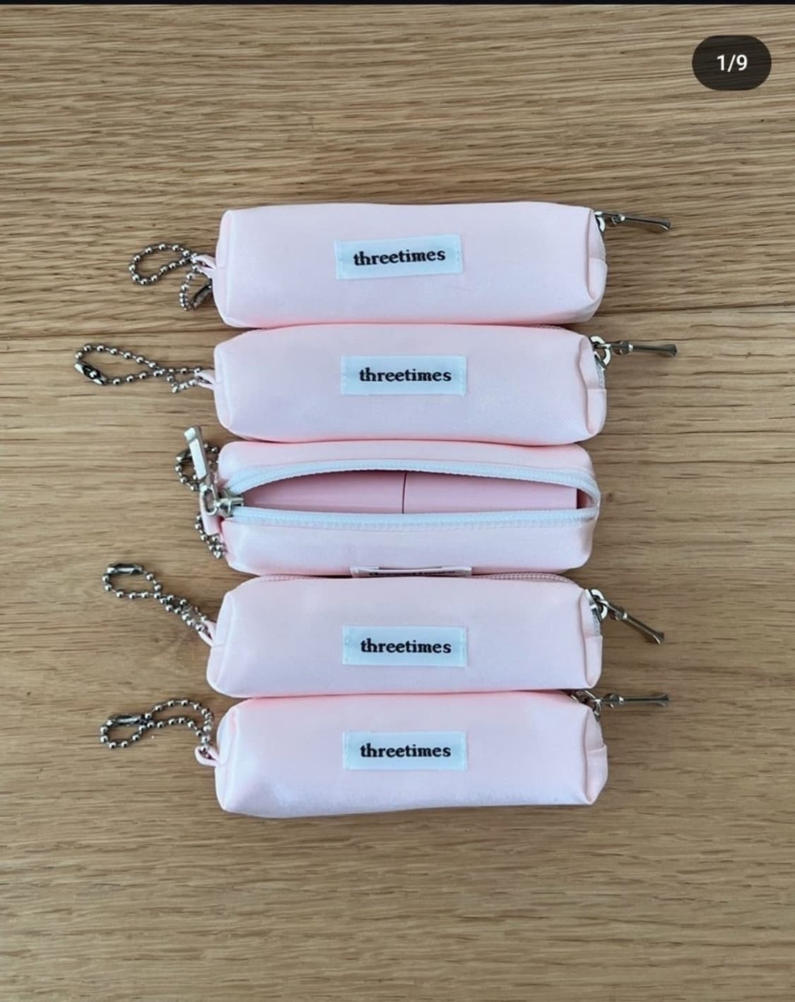 쓰리타임즈 립 파우치 키링 상품이미지1