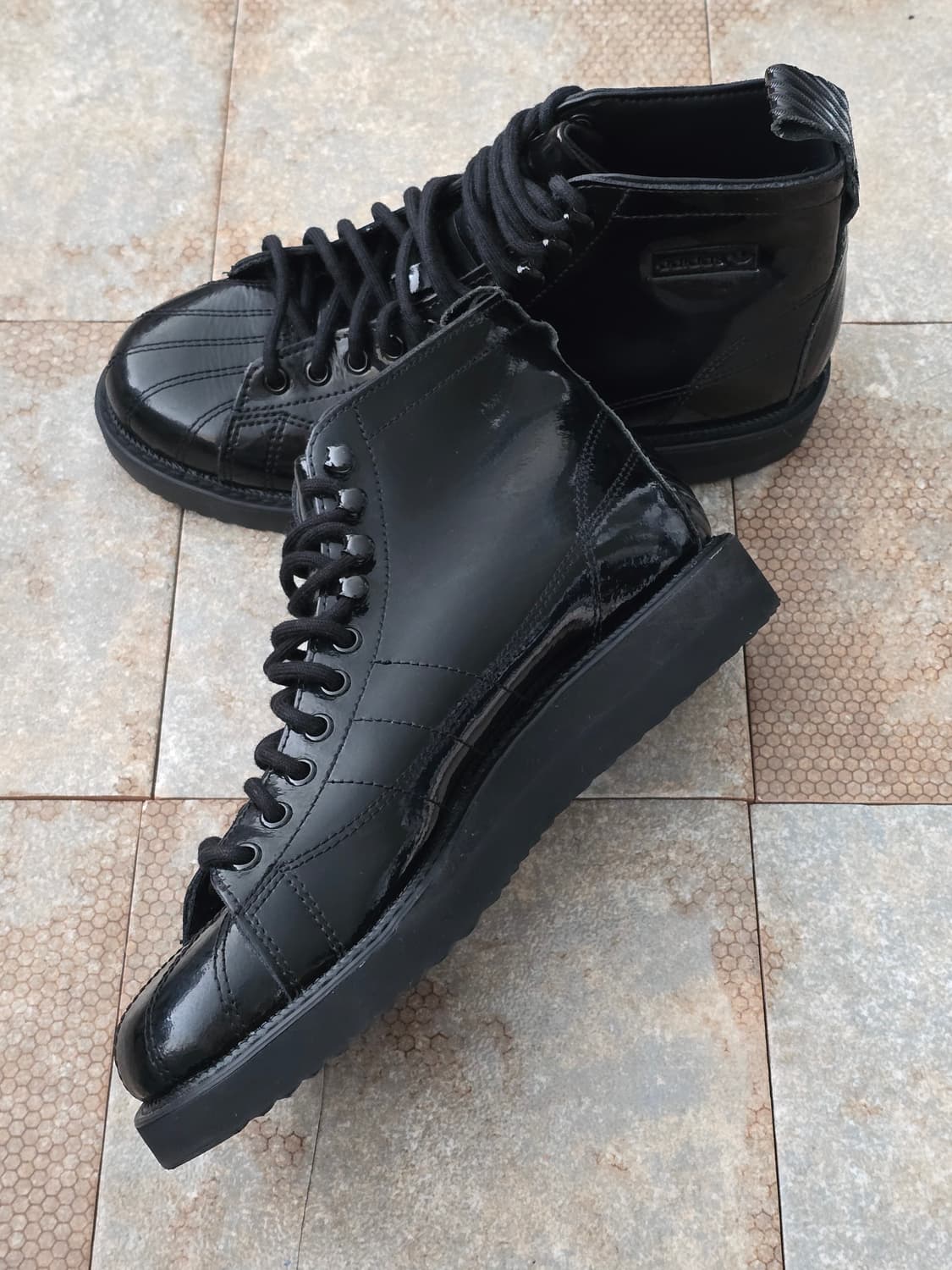 (235)아디다스 슈퍼스타 부츠 에나멜 상품이미지5