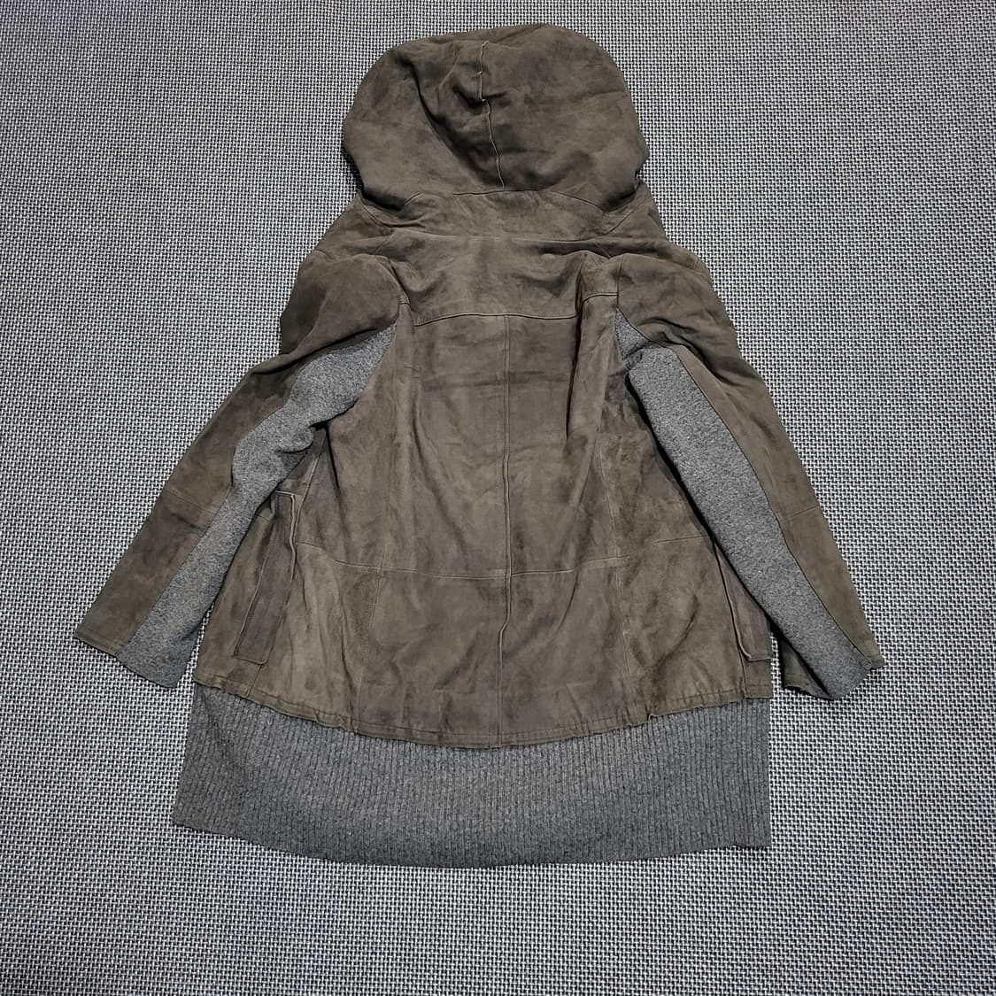 (여성) 이태리 양가죽 니트 후드 재킷 (66) 상품이미지2