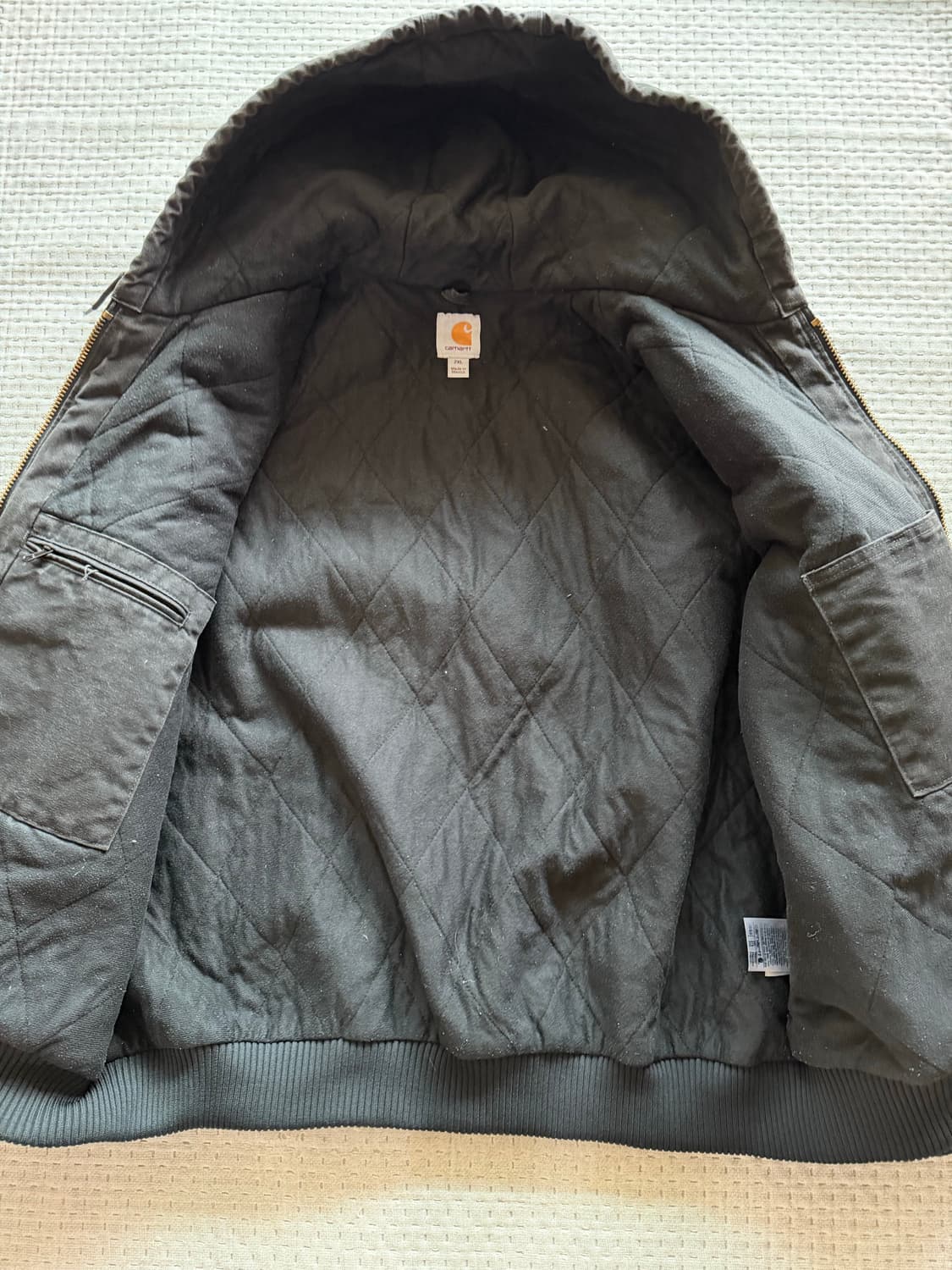 [XXL] 칼하트 j130 샌드스톤 덕 액티브 자켓 상품이미지3