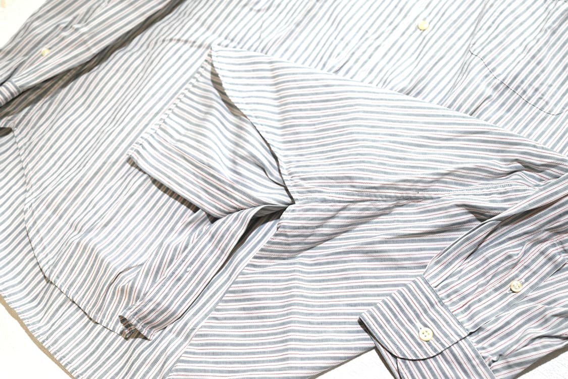 Giorgio Armani stripe snap collar shirts 상품이미지5