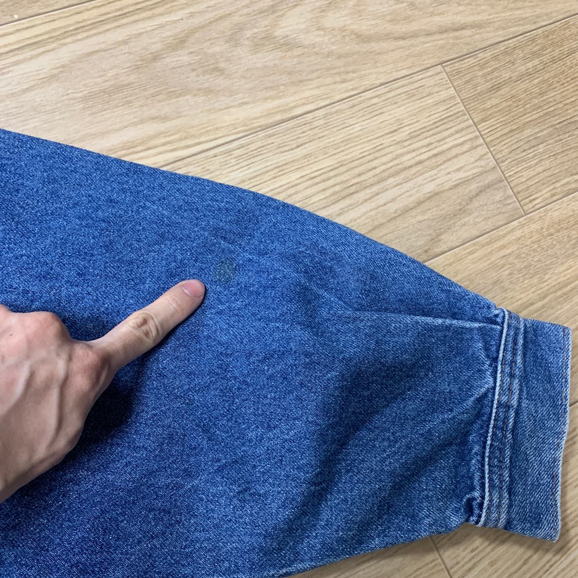 100)Prison blues 프리즌블루 데님자켓 상품이미지4