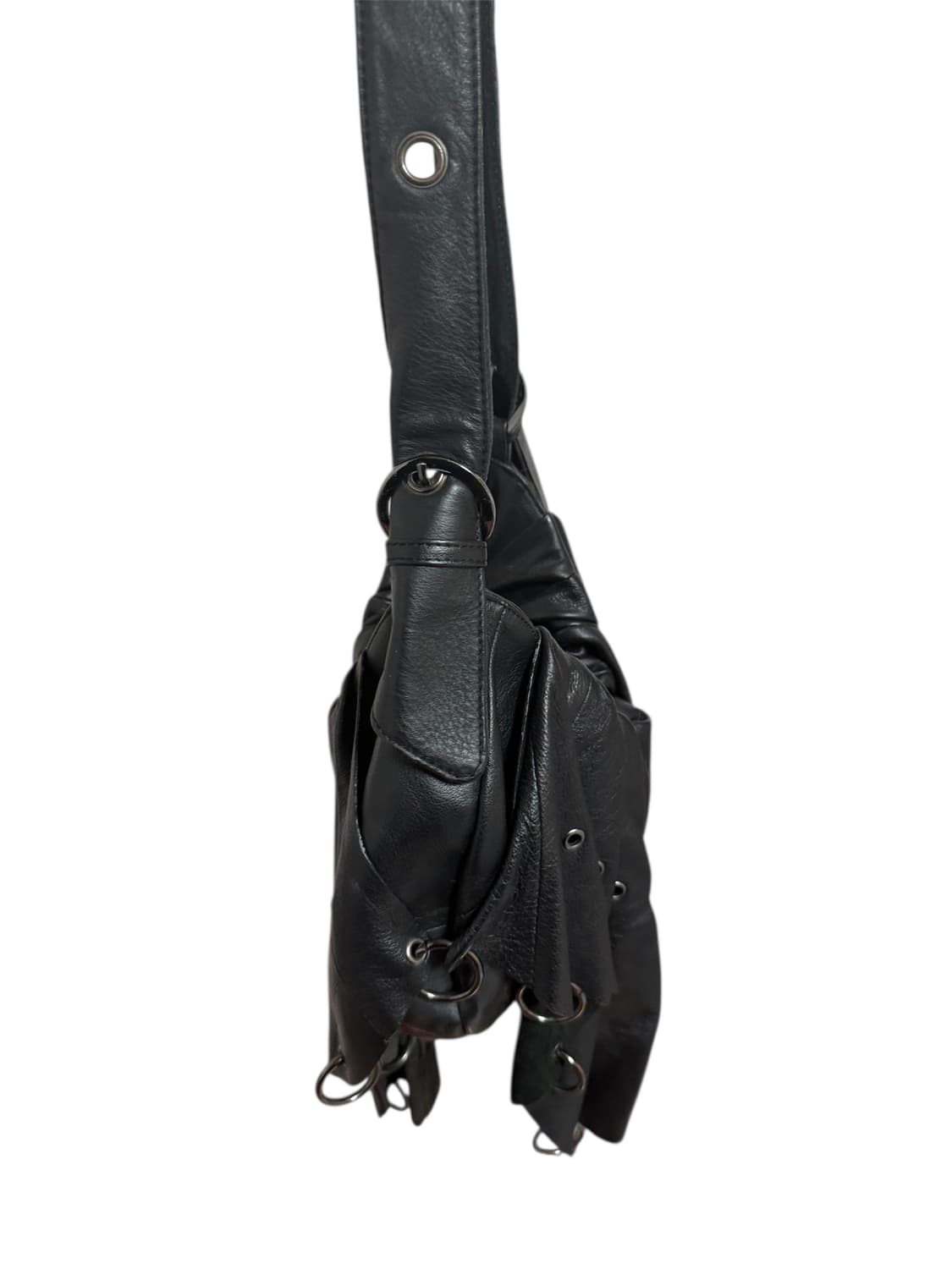 Rocksick punching black shoulder bag 상품이미지4