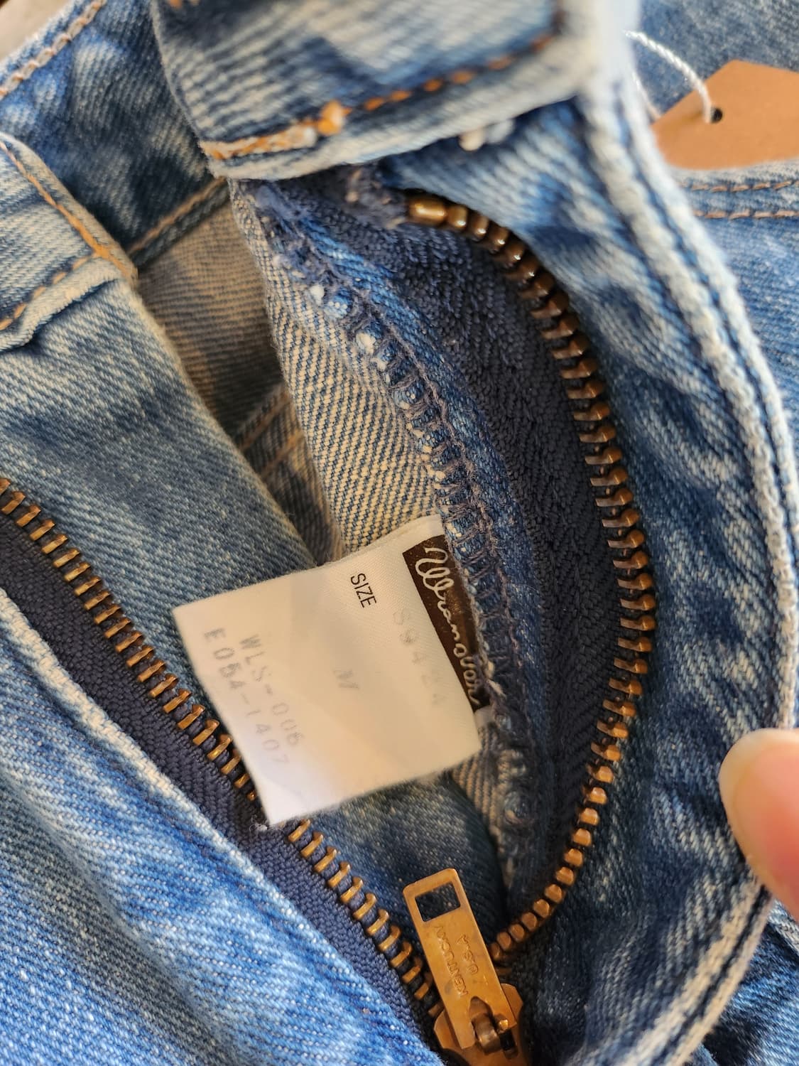 랭글러 빈티지 데님 스커트 상품이미지4