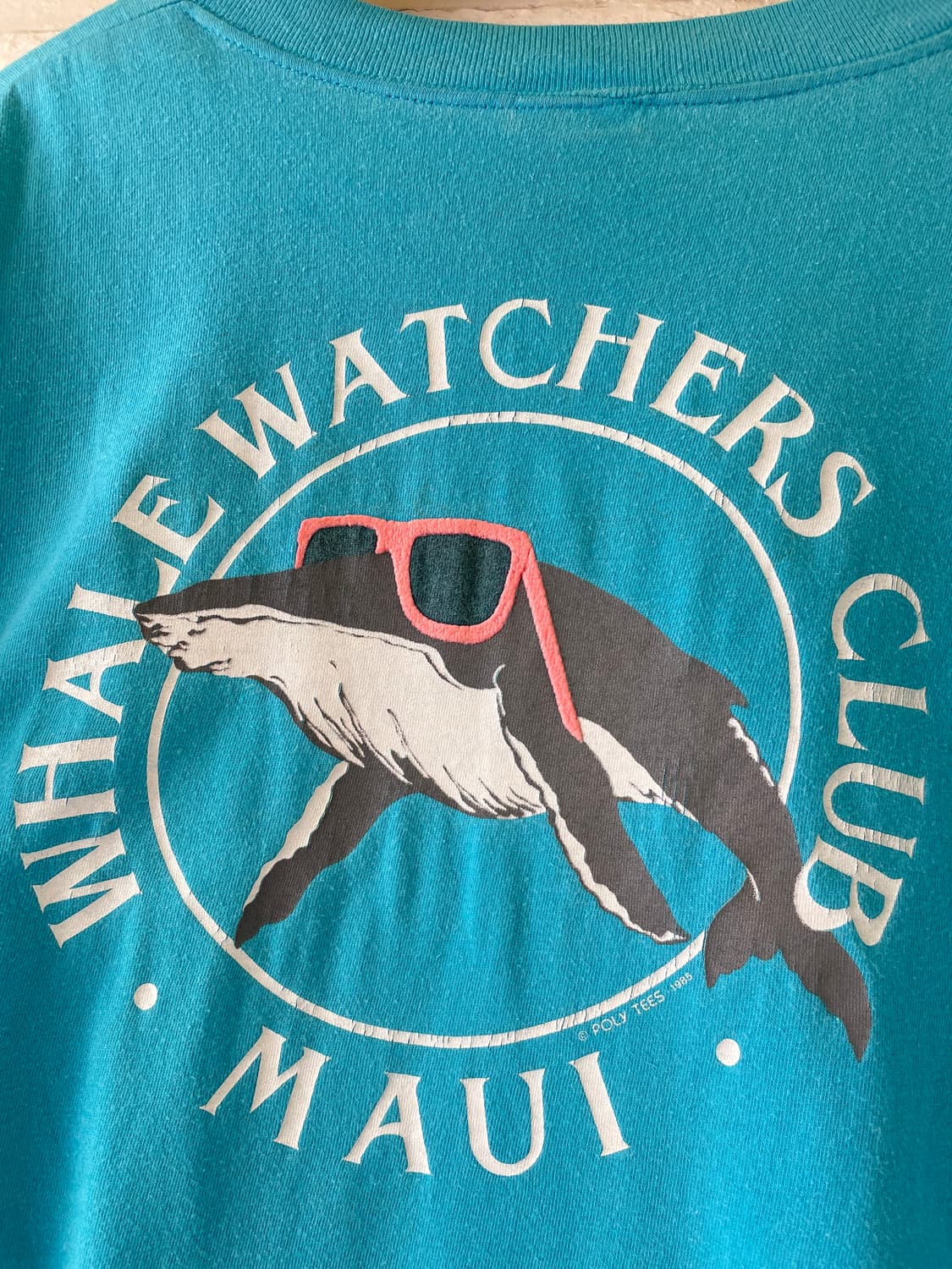 1985 Whale Watchers Club Maui T-shirt 상품이미지8