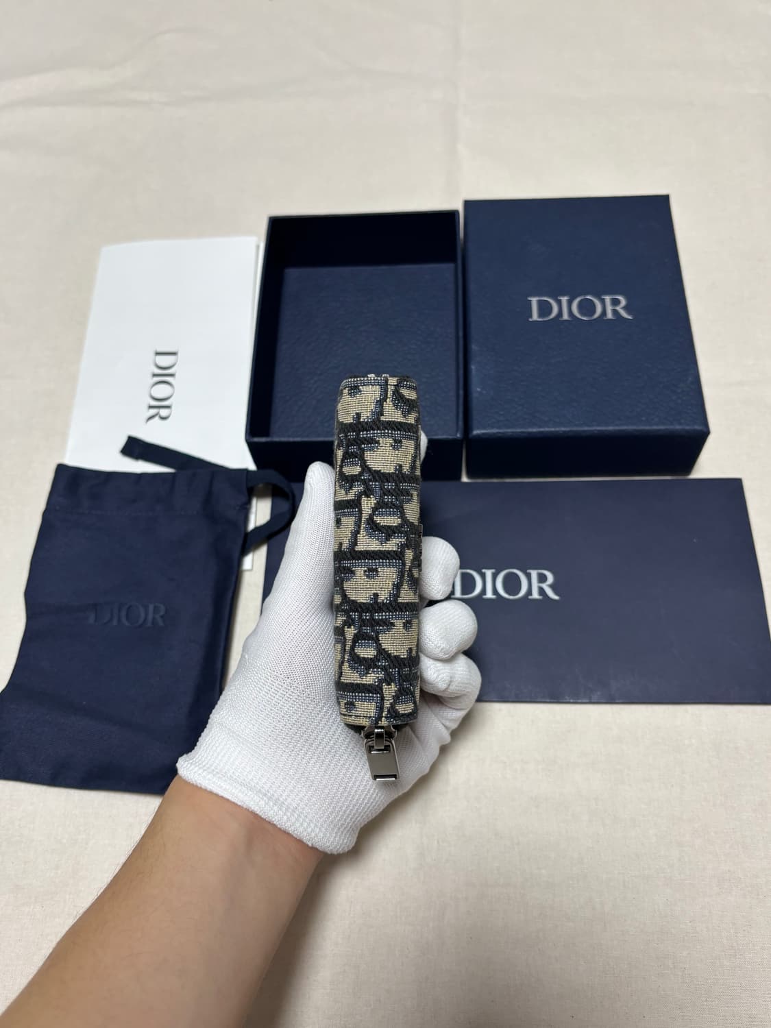 [새상품급] 디올 오블리크 지퍼돌이 반지갑  상품이미지7