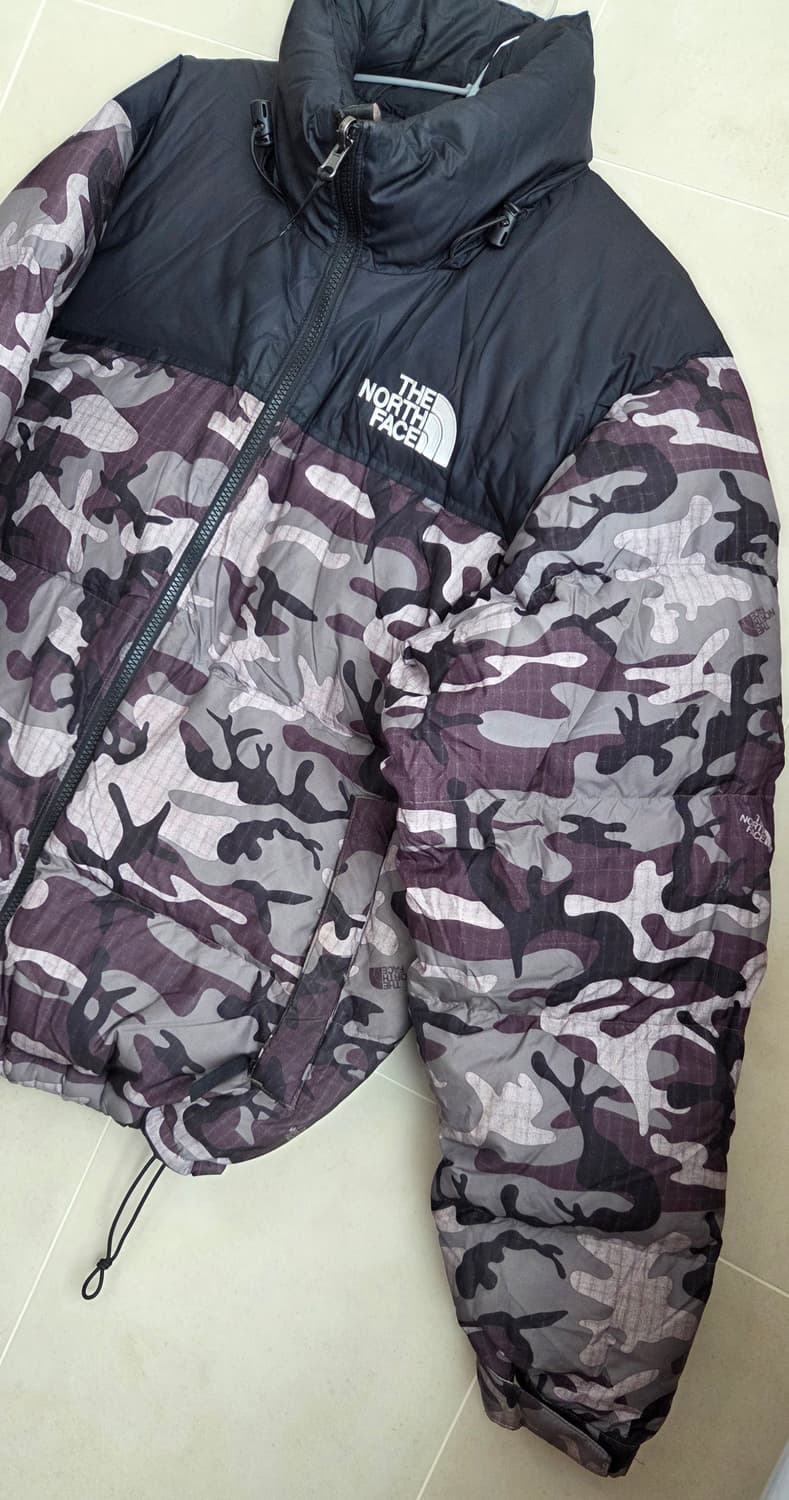 (L,100)노스페이스1996눕시 카모 패딩 상품이미지3