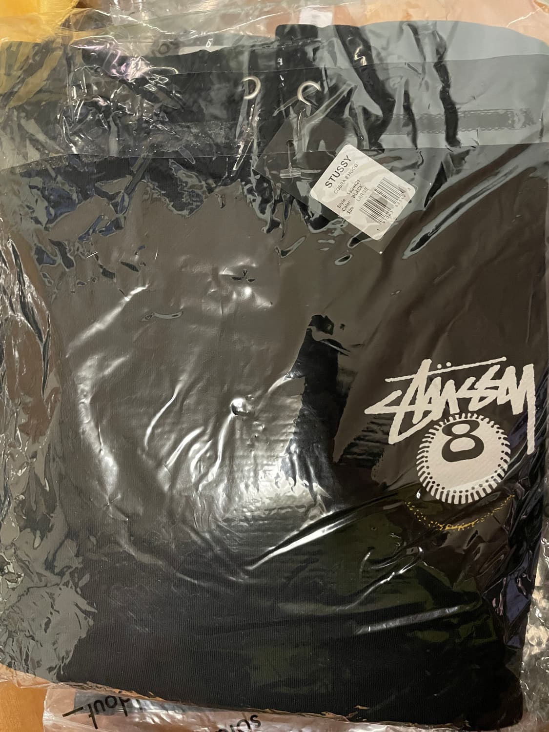 스투시 코브라 8 볼 후드 블랙 L 사이즈 상품이미지2