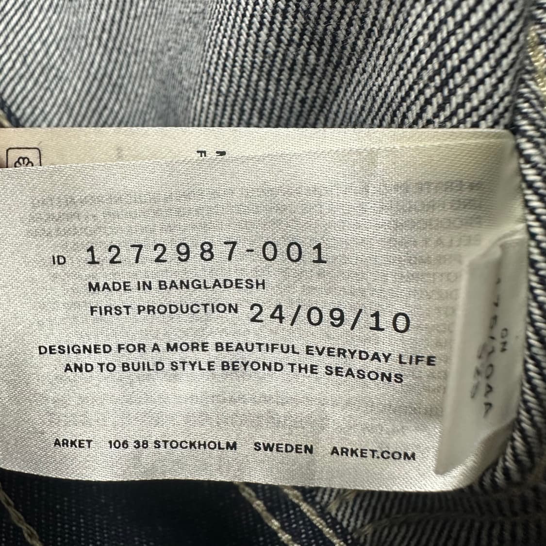 아르켓 데님 트러커 자켓 상품이미지5