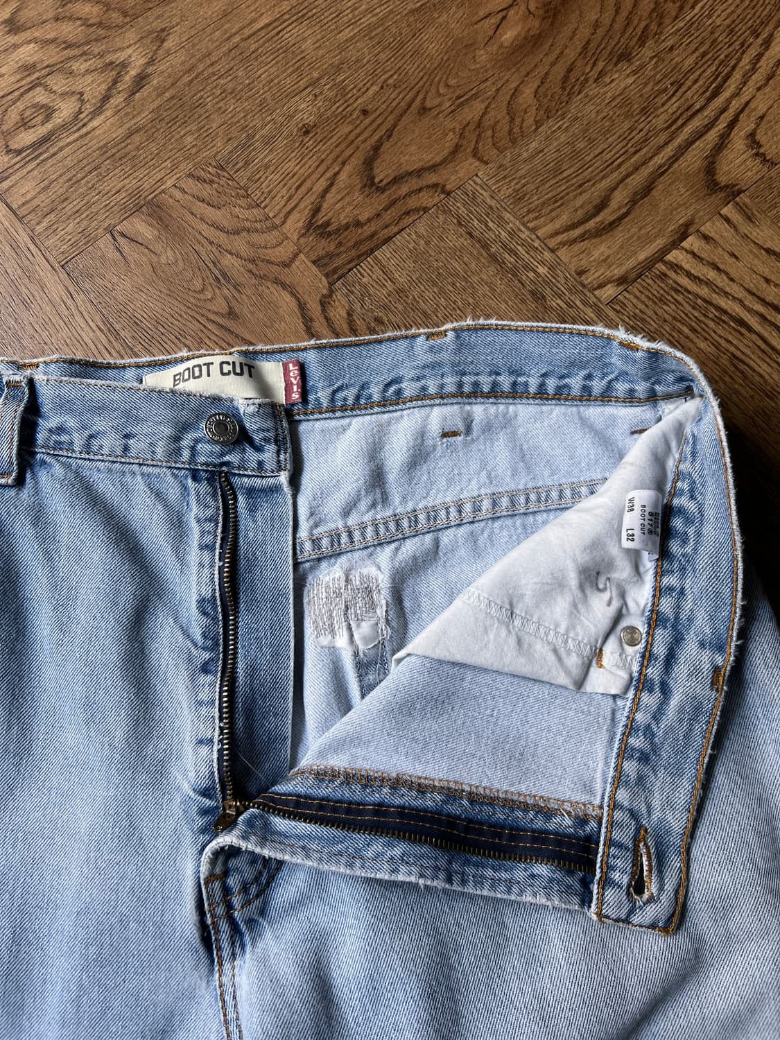 [38]리바이스 517 라이트블루 플레어진 F6 상품이미지3