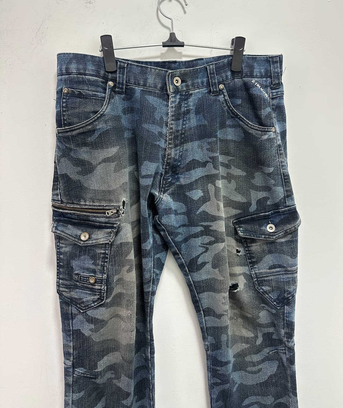 Z dragon camo denim cargo pants 상품이미지7
