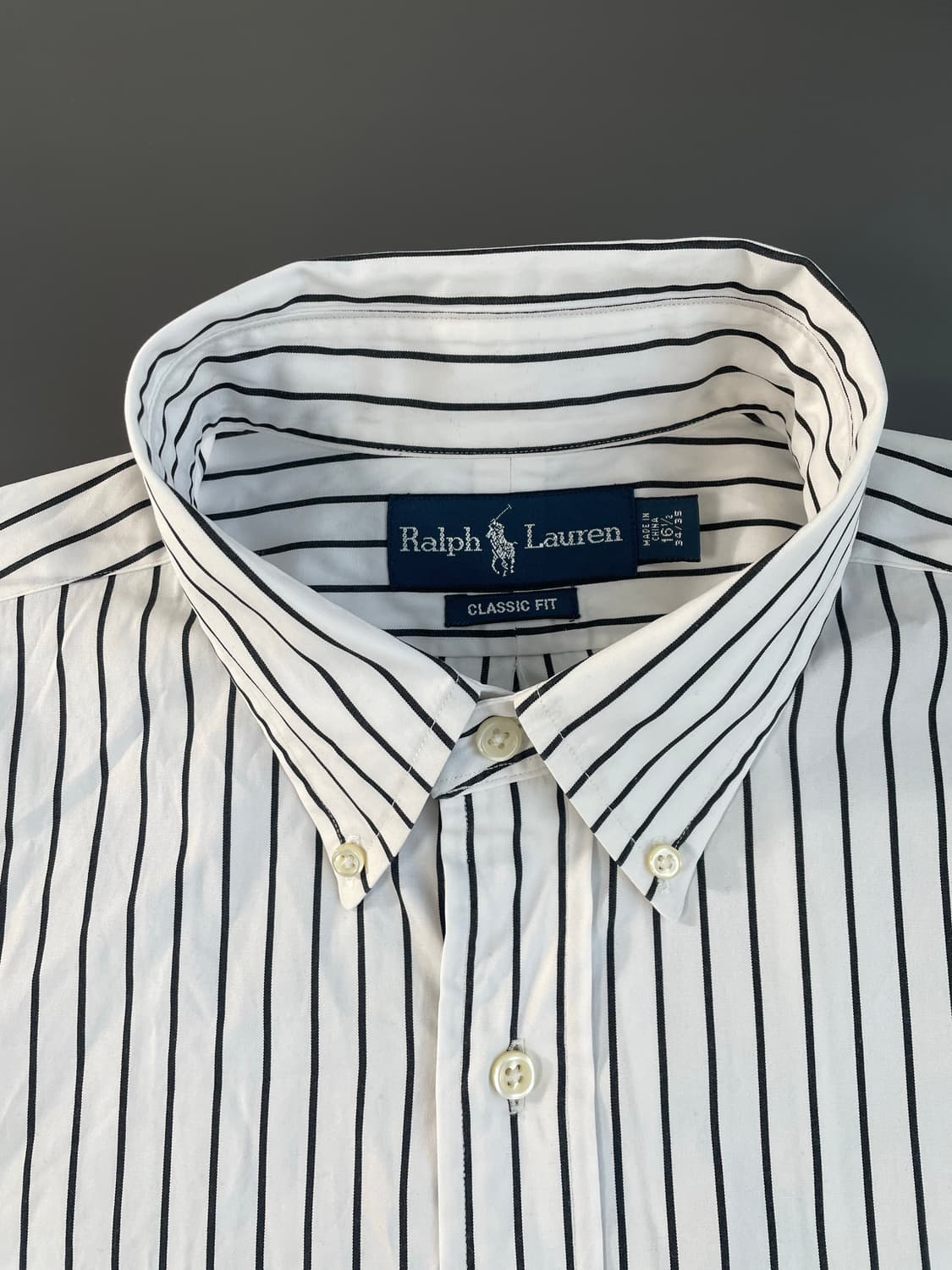 [XL] 폴로 랄프로렌 코튼 스트라이프 셔츠 클래식핏 상품이미지7
