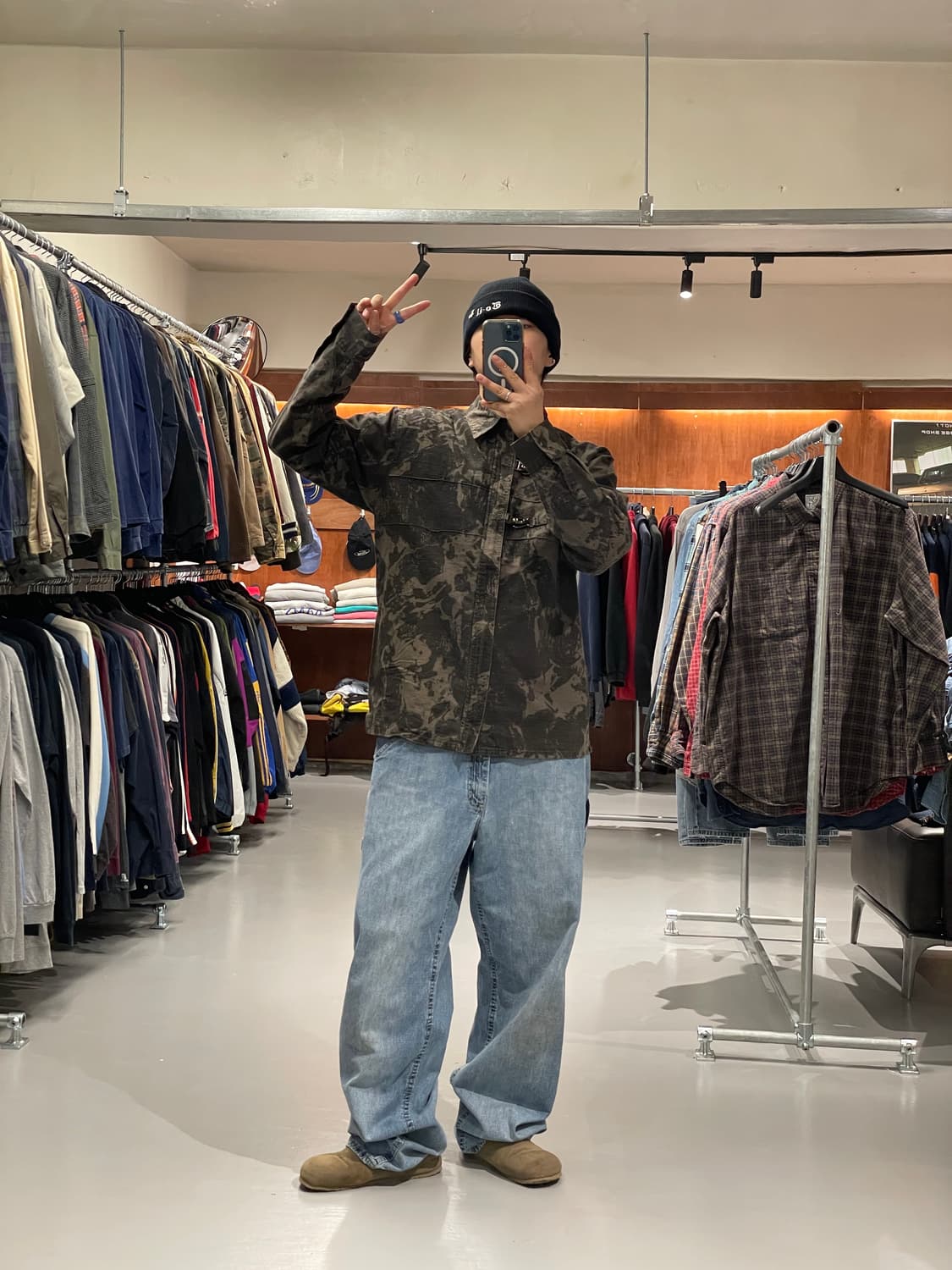 빈티지 버클 셔츠 상품이미지5