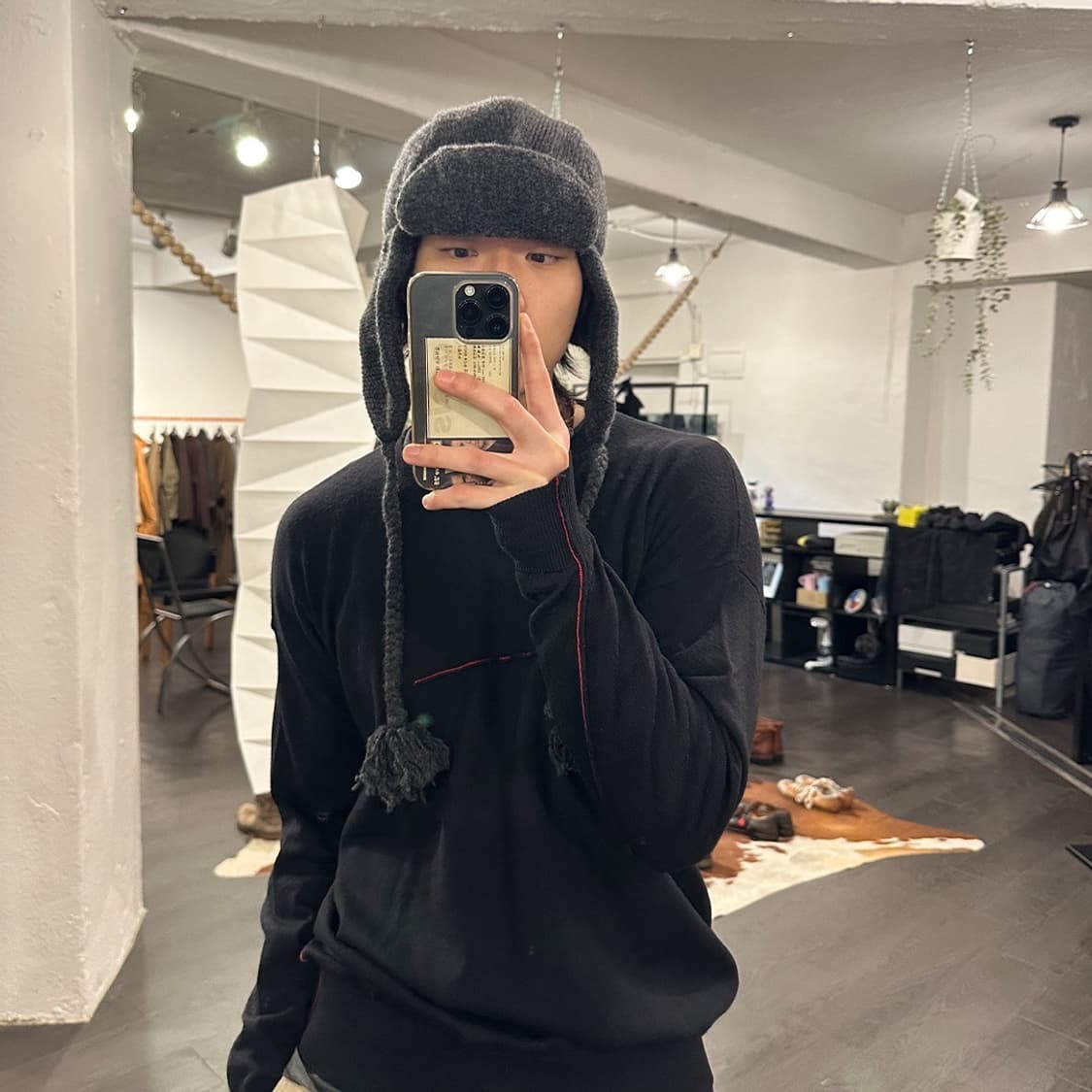 카시라(Ca4la) 플라이트 이어플랩 햇 상품이미지4