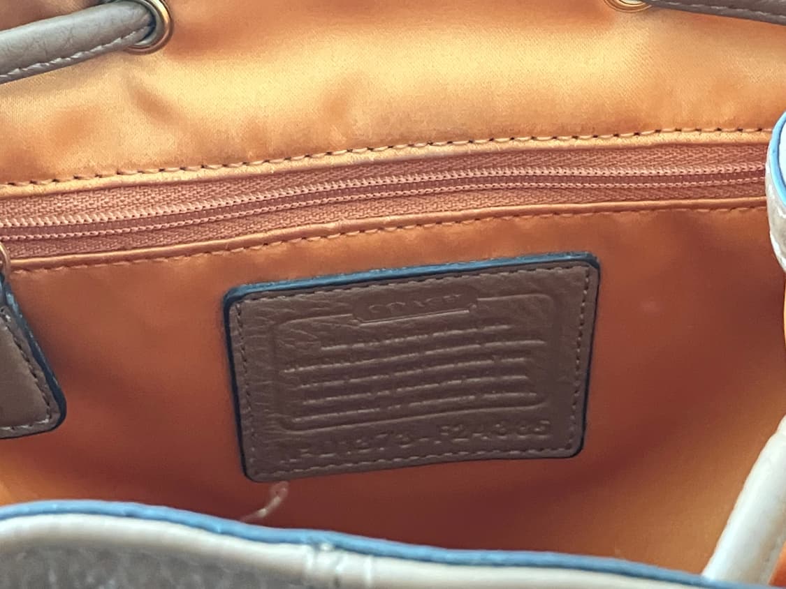 코치 브라운 턴락 백팩 올드코치 상품이미지4