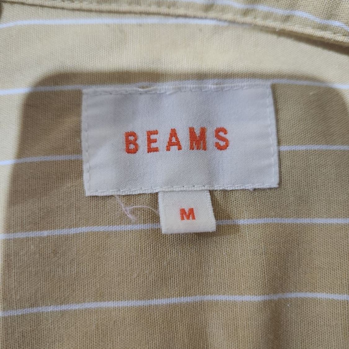 [남M]빔즈(BEAMS) 코튼폴리 오버핏 셔츠[Y66-008] 상품이미지7