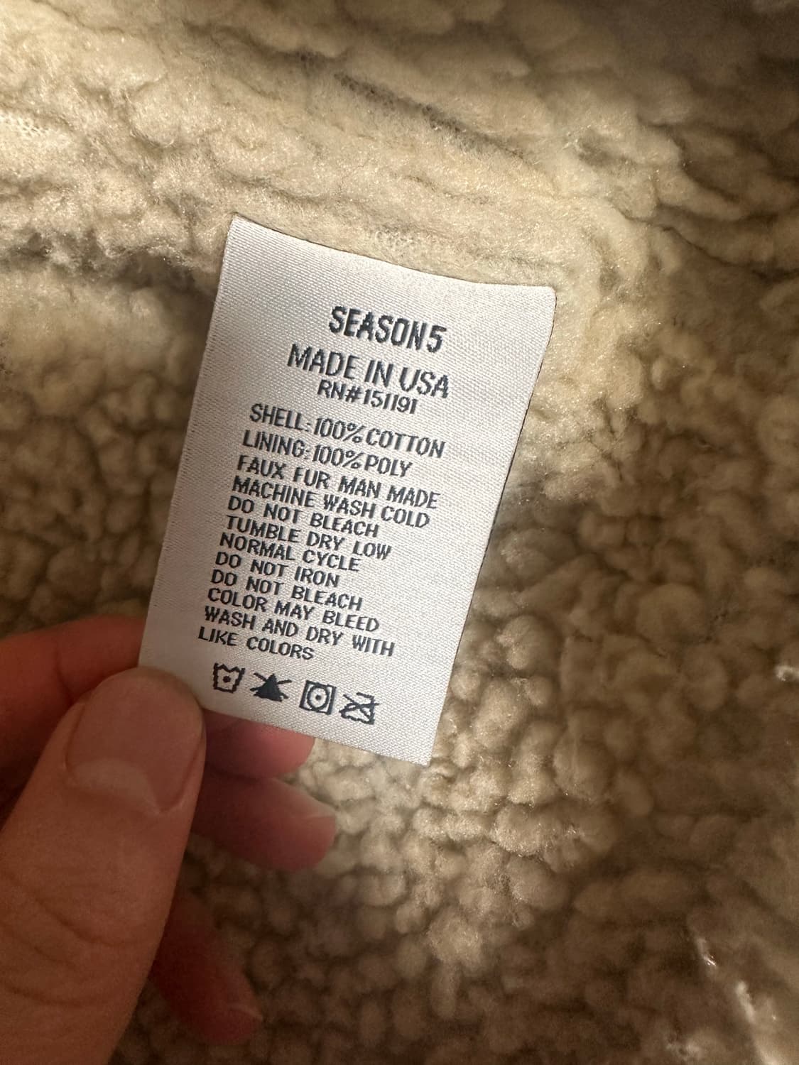 이지 시즌 5 쉐르파 데님 자켓 잉크 상품이미지4