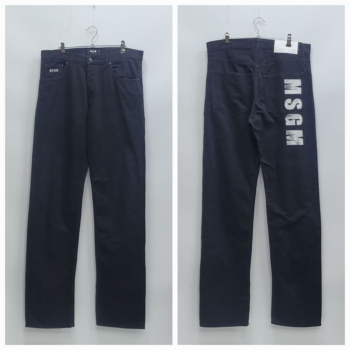 MSGM 로고 프린트 릴렉스핏 블랙진 청바지 / 남 50 (33정도)

 상품이미지2