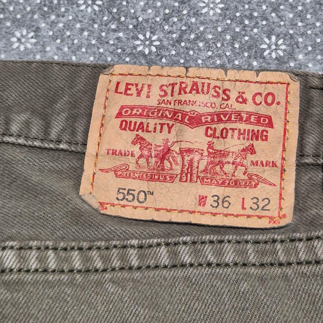 [38]리바이스 550 모스그린 색감  -381 상품이미지3