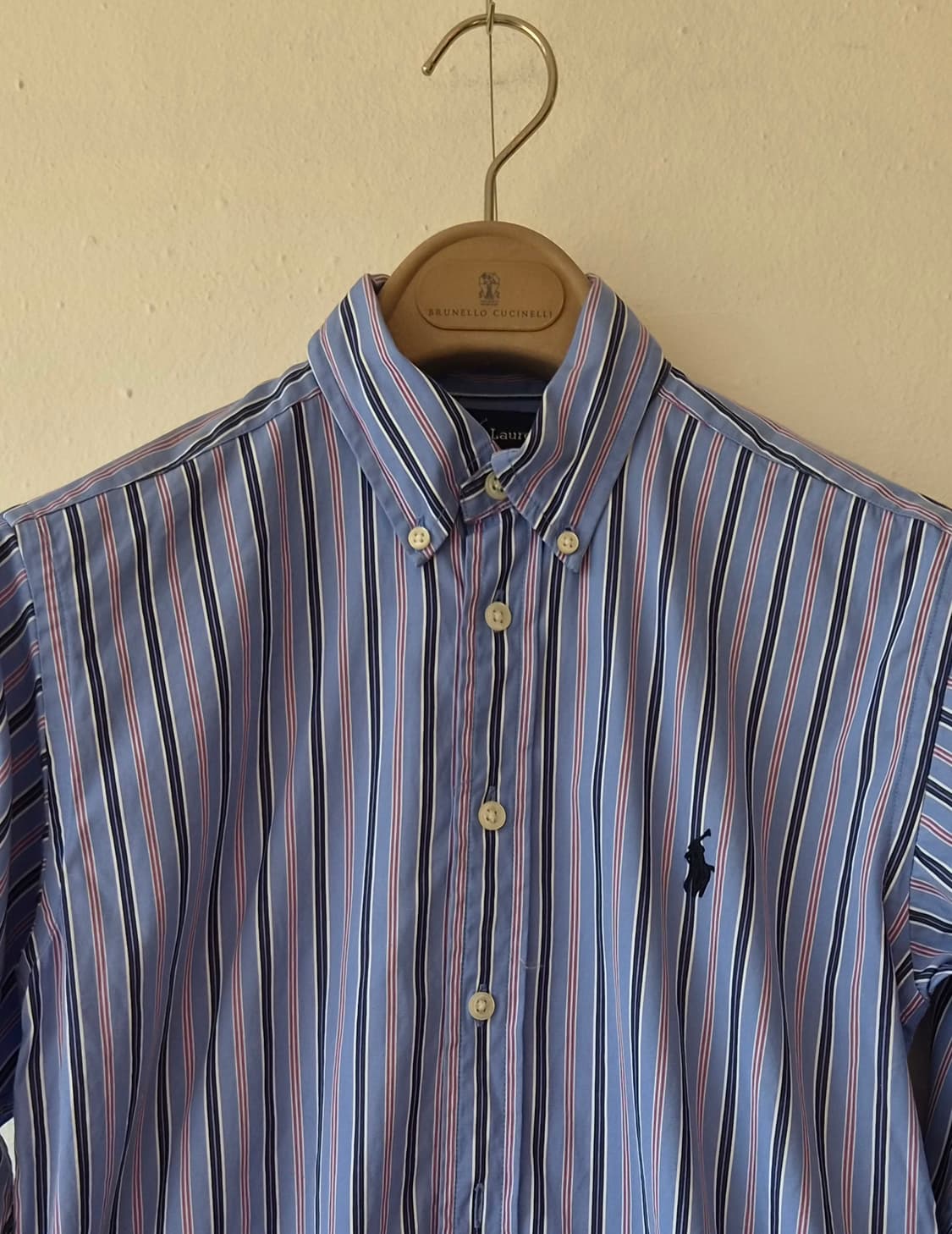 랄프로렌폴로 키즈 스트라이프코튼셔츠 M사이즈 상품이미지1