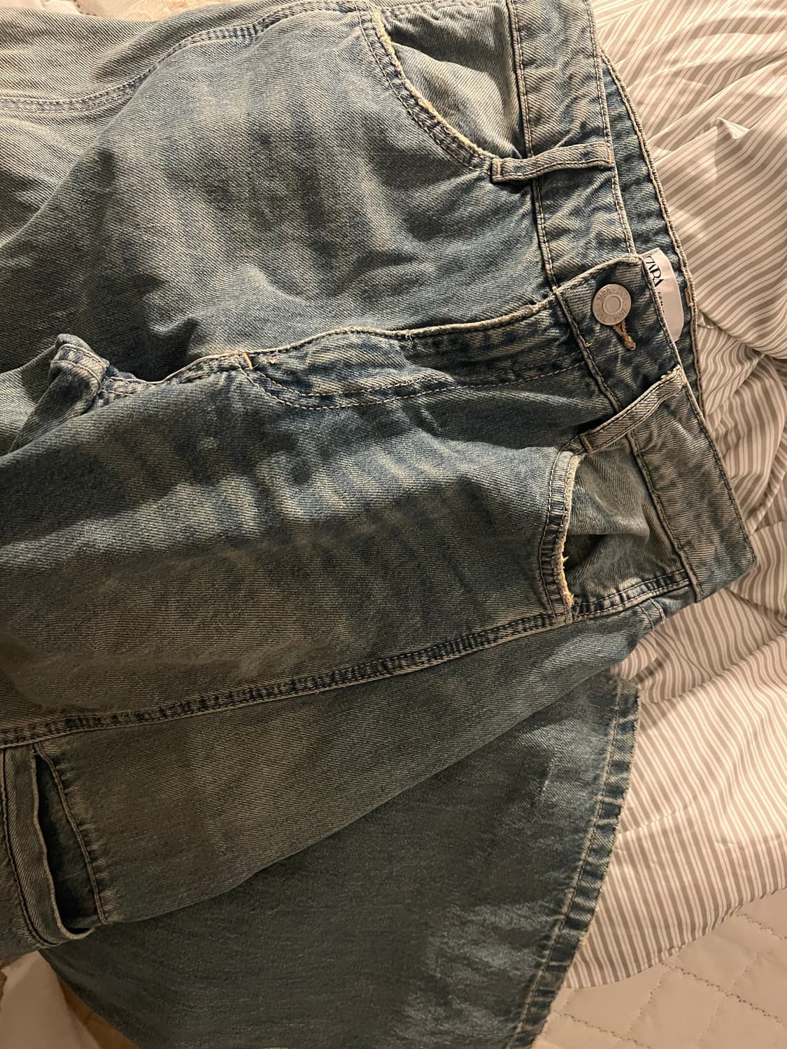 자라 trf 미드라이즈 데님 팬츠 상품이미지4