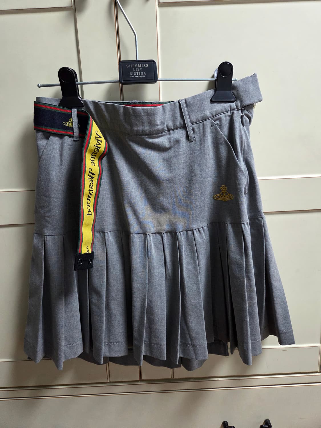 비비안 웨스트우드 플리츠 스커트 S 상품이미지1