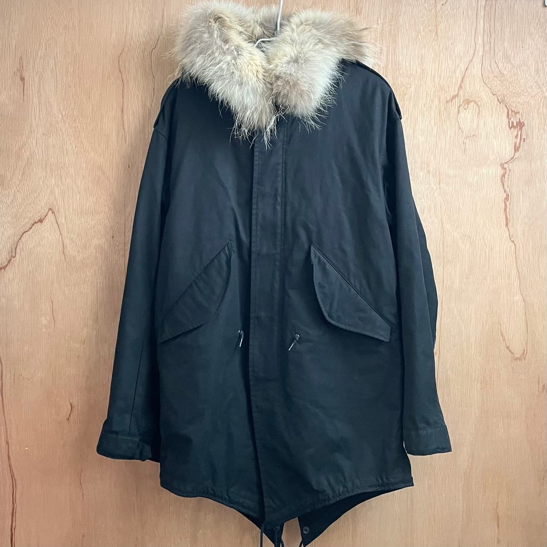 라드뮤지션 퍼 후드 모즈코트 상품이미지4