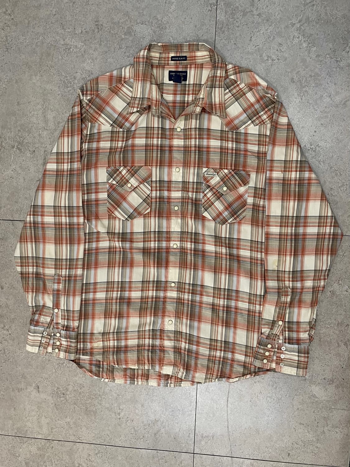 아메리칸 이글 체크 웨스턴셔츠 상품이미지2