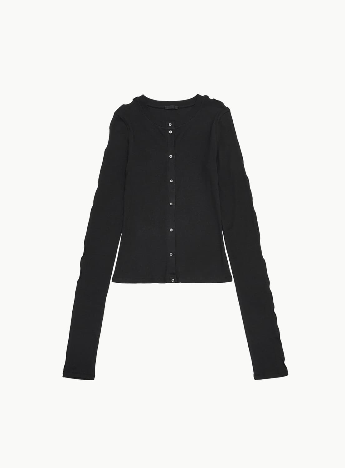 Birrot 비롯 라인 가디건 블랙 1사이즈 상품이미지1