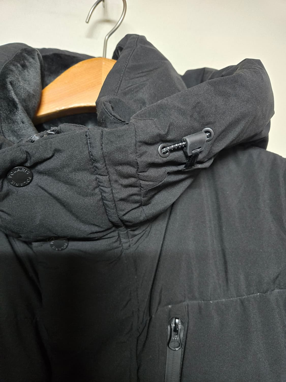 탑텐 폴라리스 프리미엄 구스 롱패딩 블랙 여 90 상품이미지8