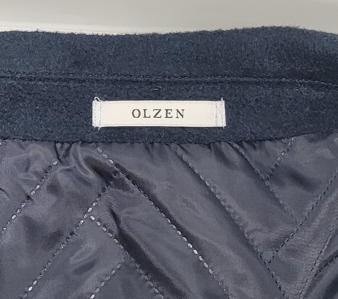 OLZEN 올젠 모직 코트 / 남 100 네이비 블루 상품이미지8