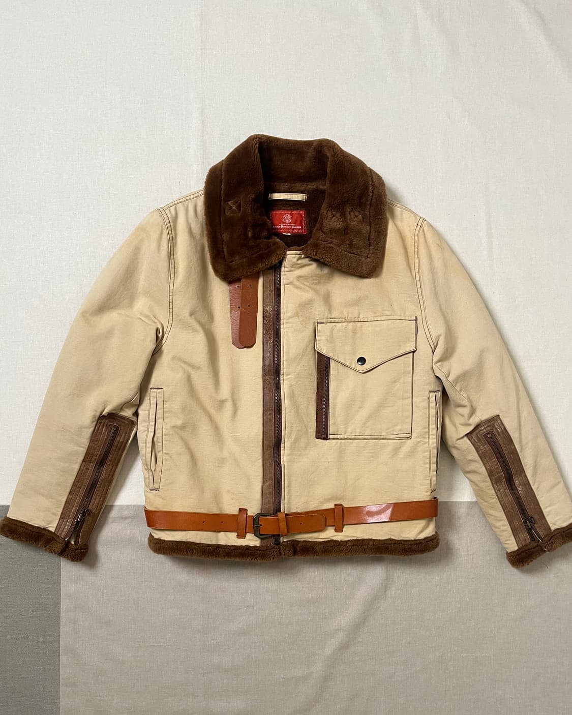 아비렉스 캔버스 b-3 플라이트 자켓 avirex 봄버 상품이미지1