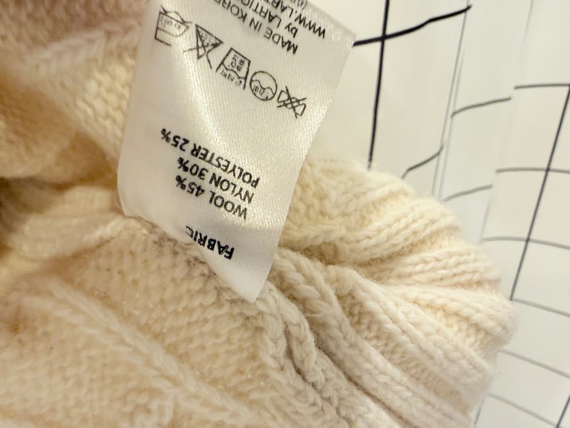 라티젠 집업 케이블 가디건 상품이미지4