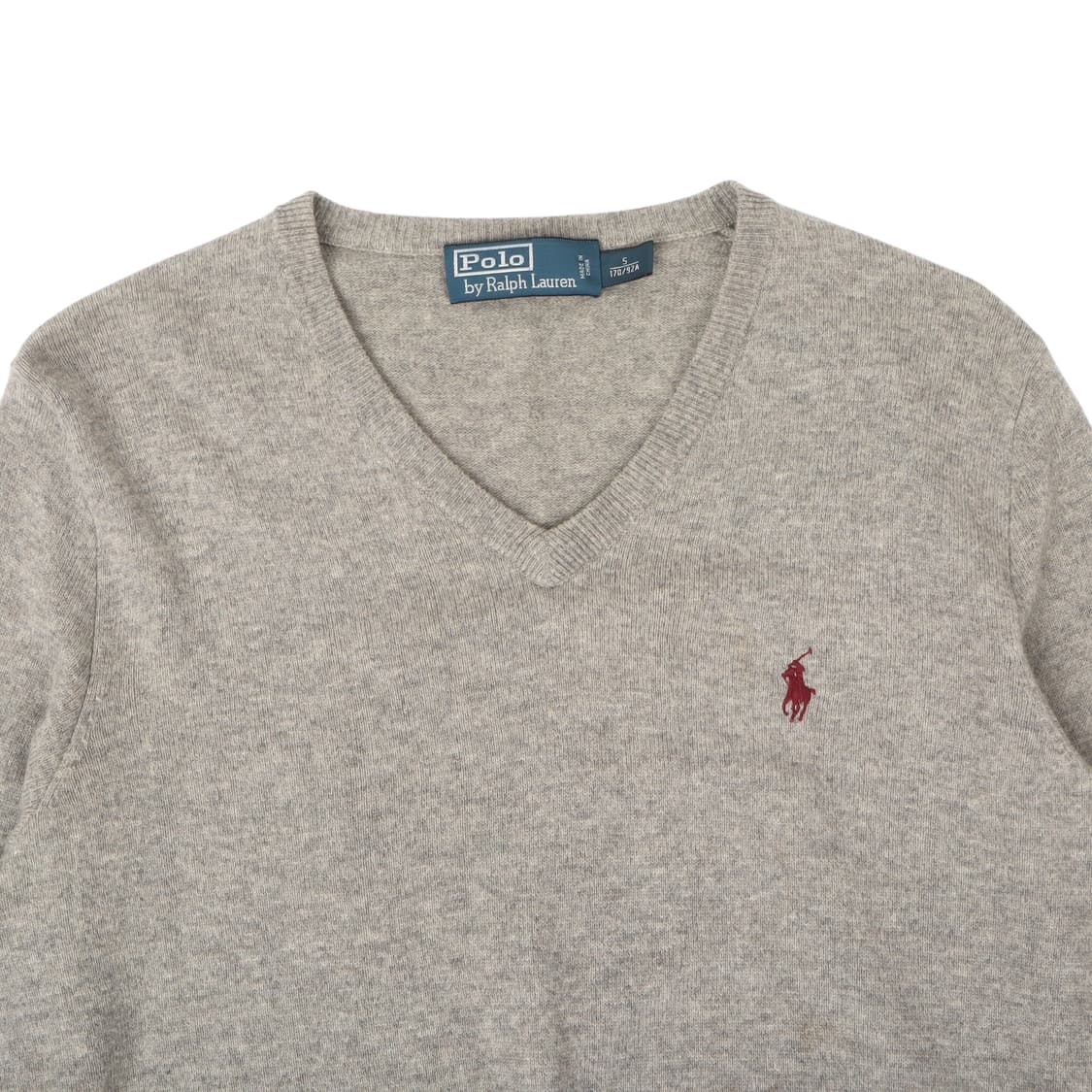 폴로 랄프로렌 그레이 메리노울 브이넥 니트 상품이미지2