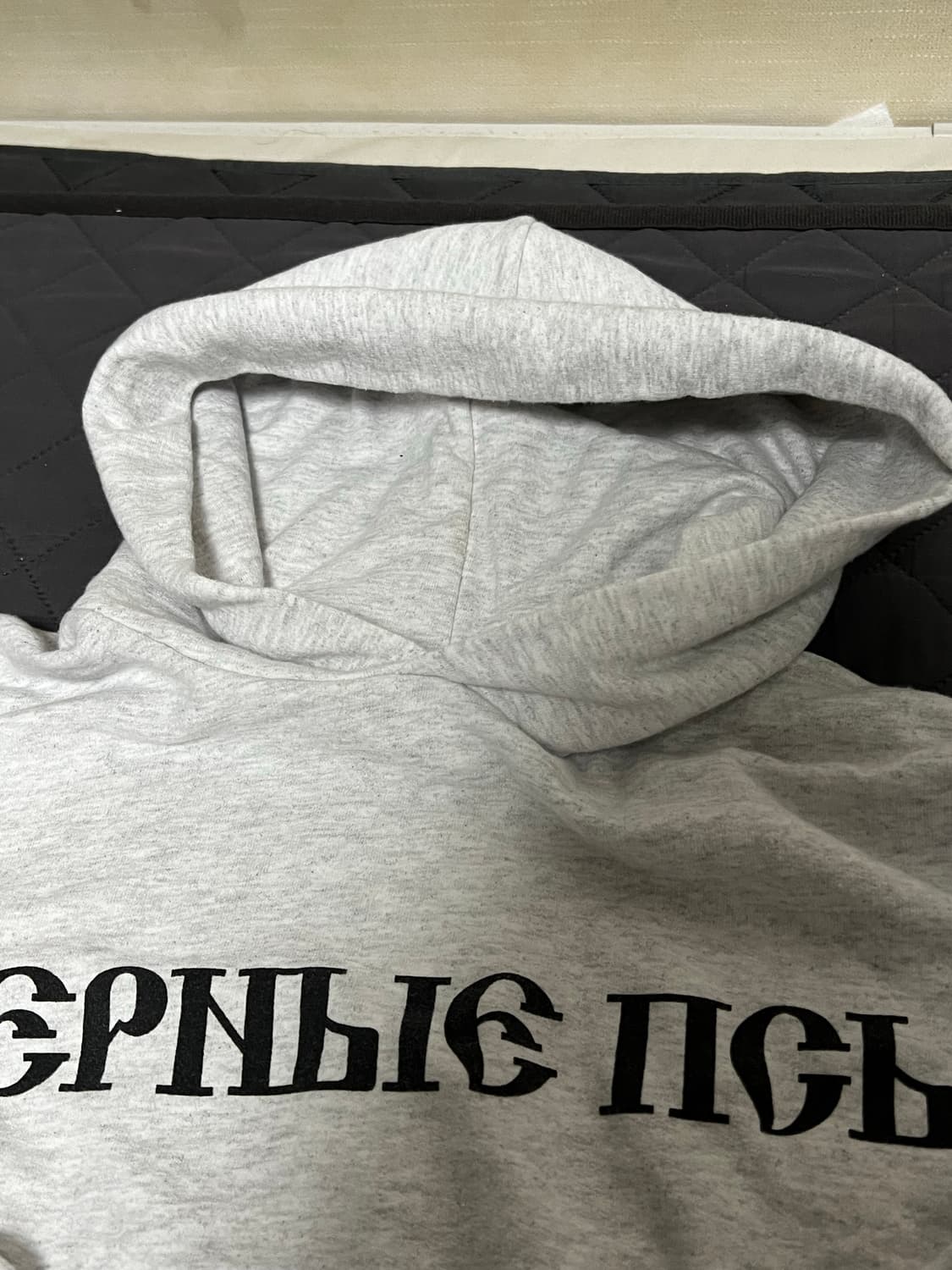 이지 x 고샤 루브친스키 YZY 블랙 독스 후드 헤더 그레이 (2) 판매 상품이미지3