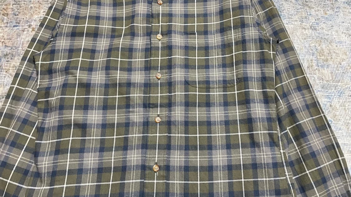 USA 미국 빈티지 y2k 아메카지 브룩스브라더스 346 체크셔츠 S 상품이미지7