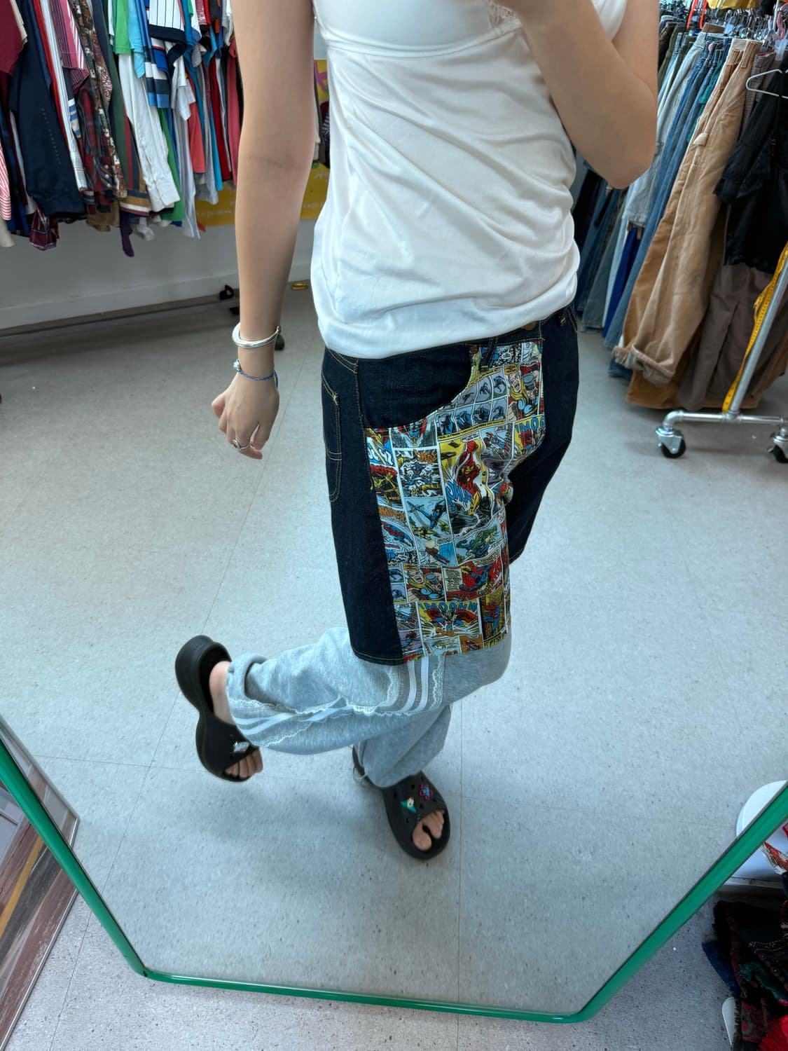 Lee x marvel denim short pants  상품이미지7
